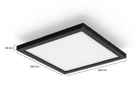 Stropní svítidlo Philips Aurelle, čtvercové, 30 cm černé

 obrázek produktu 2 z 4