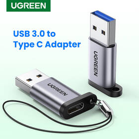 Redukce UGREEN USB-C/USB 3.0 šedá barva

