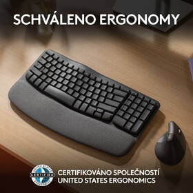 Klávesnice Logitech Wave Keys, CZ/SK layout grafitová

 obrázek produktu 11 z 13