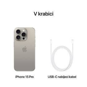 Mobilní telefon Apple iPhone 15 Pro 128GB Natural Titanium 

 obrázek produktu 7 z 8