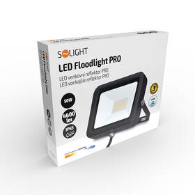 Reflektor Solight PRO, 50W, 4600lm, 5000K, IP65 černý

 obrázek produktu 3 z 3