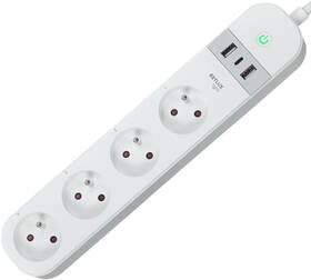 Kabel prodlužovací RETLUX RSH 202 Wi-Fi smart, 4x zásuvka + USB/USB-C, 1,5m bílý

 obrázek produktu 4 z 7