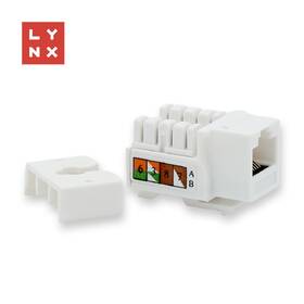 Spojka Lynx UTP Cat5e, 90 stp. bílá

 obrázek produktu 1 z 1