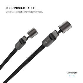 Kabel FIXED Neck Cable pro telefony se zadním krytem, USB-C/USB-C, 1.6 m, PD 60W, 480Mbps černý

 obrázek produktu 2 z 7