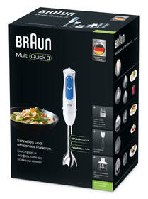 Ponorný mixér Braun MQ3038WH bílý/modrý

 obrázek produktu 1 z 8