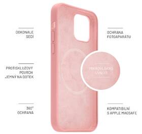 Kryt na mobil FIXED MagFlow s podporou MagSafe na Apple iPhone 12/12 Pro růžový

 obrázek produktu 3 z 7