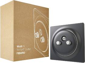Zásuvka Fibaro Walli TV-SAT zásuvka, matná antracit 

 obrázek produktu 1 z 1