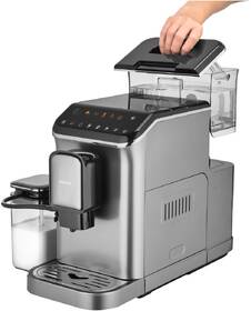 Automatický kávovar Sencor SES 8000BK stříbrná barva
