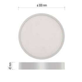 Stropní svítidlo EMOS Nexxo 28,5W, 30cm, 2700lm, neutrální bílá bílé

 obrázek produktu 1 z 4