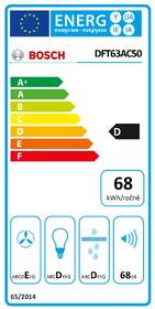 Odsavač par Bosch DFT63AC50 stříbrná barva

