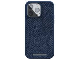 Kryt na mobil Njord Salmon Leather Magsafe na Apple iPhone 13/14 Pro Max modrý

 obrázek produktu 2 z 6