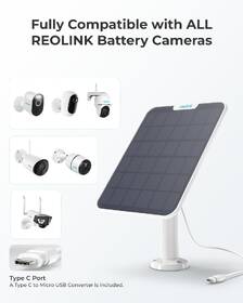 Solární panel Reolink Solar Panel 2 Type-C bílý

 obrázek produktu 1 z 8