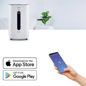 Odvlhčovač Rohnson R-9920 Genius Wi-Fi Health & Clean bílá barva
