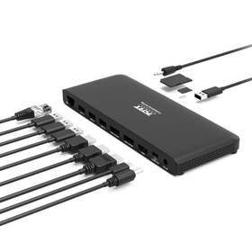 Dokovací stanice PORT CONNECT USB-C, 2x4K černá

 obrázek produktu 1 z 3