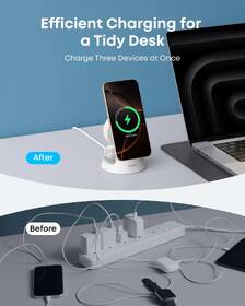 Bezdrátová nabíječka Anker MagGo 3v1 Dock Stand 15W bílá

 obrázek produktu 6 z 7