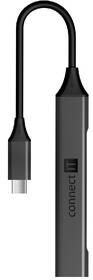 USB Hub Connect IT USB-C (1xUSB-A 3.0, 3xUSB-A 2.0) šedý

 obrázek produktu 1 z 5