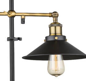 Stolní lampička GLOBO Lenius, 1xE27, 60W černá/zlatá

 obrázek produktu 1 z 1