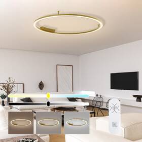 Stropní svítidlo IMMAX NEO FINO, 72W, Zigbee 3.0, TUYA, prům. 120cm zlaté

 obrázek produktu 2 z 3