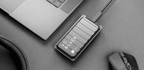 SSD externí Western Digital Black P50 Game Drive 500GB černá barva
