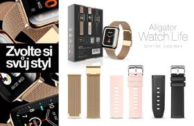 Chytré hodinky Aligator Watch Life, 3x řemínek zlaté

 obrázek produktu 5 z 10