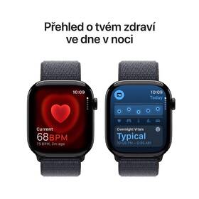 Chytré hodinky Apple GPS + Cellular 46mm pouzdro z klavírně černého hliníku - inkoustově fialový provlékací sportovní řemínek 

 obrázek produktu 4 z 8