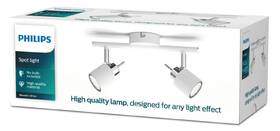 Bodové svítidlo Philips Meranti, 2xGU10 bílé

 obrázek produktu 1 z 1