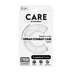 Kryt na mobil PanzerGlass CARE Urban Combat MagSafe na Apple iPhone 16 Pro bílý/průhledný

 obrázek produktu 2 z 4