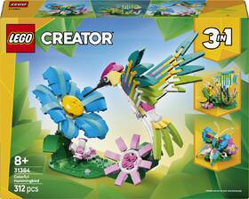 Stavebnice LEGO® Creator 3 v 1 31384 Divoká zvířata: Barevný kolibřík 

 obrázek produktu 7 z 8