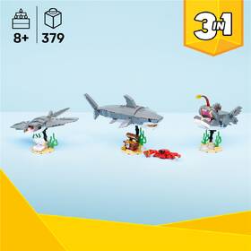Stavebnice LEGO® Creator 3 v 1 31381 Divoký žralok a truhla s pokladem 

 obrázek produktu 7 z 8