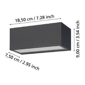 Svítidlo Eglo SPONGANO černé/zlaté

 obrázek produktu 4 z 4