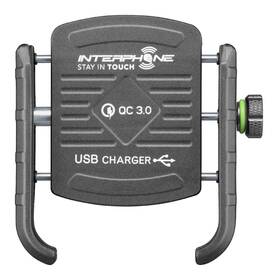 Držák na mobil Interphone Motocrab s integrovaným USB portem černý

 obrázek produktu 2 z 8
