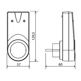 Chytrá zásuvka Elektrobock WS303, do zásuvky 

 obrázek produktu 3 z 3