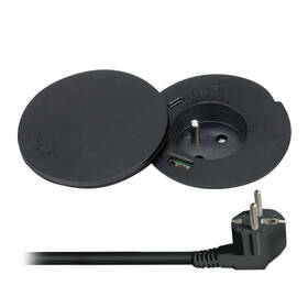 Zásuvka Solight 1z + USB A+C 3.4A + Wireless 10W otočné víčko, vestavná, kabel 2m černý

 obrázek produktu 3 z 7