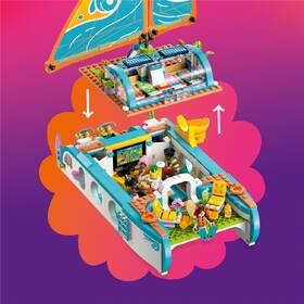 Stavebnice LEGO® Friends 42664 Dobrodružství na jachtě 

 obrázek produktu 8 z 8
