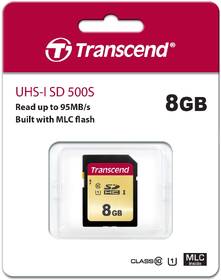 Paměťová karta Transcend 500S SDHC 8GB UHS-I U1 (Class 10) (95R/60W) 

 obrázek produktu 1 z 1