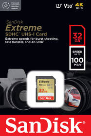 Paměťová karta SANDISK 32GB UHS-I U3 (100R/60W) 

 obrázek produktu 1 z 1