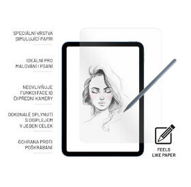 Tvrzené sklo FIXED PaperGlass na Apple iPad 10,9" (2022)/iPad 11" (2025) 

 obrázek produktu 2 z 4