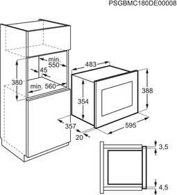 Mikrovlnná trouba Electrolux LMS4253TMW bílá barva
