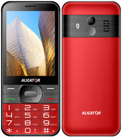 Mobilní telefon Aligator A900 Senior + nabíjecí stojánek červený

 obrázek produktu 1 z 4