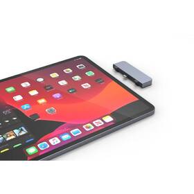 USB Hub HyperDrive pro iPad Pro USB-C/HDMI, USB3.0, USB-C, 3,5mm jack šedý

 obrázek produktu 1 z 3