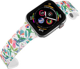 Řemínek Mi-Band na Apple Watch 42/44/45/49 mm - motiv Džungle, bílý 

 obrázek produktu 3 z 3