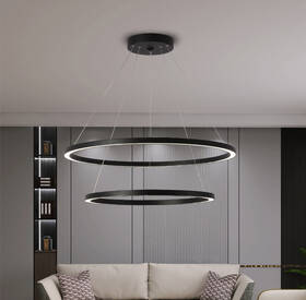 Závěsné svítidlo IMMAX NEO FINO SMART 2 kruhy, 60+80cm, 93W, Zigbee 3.0, TUYA černé

 obrázek produktu 9 z 12