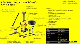 Vysokotlaký čistič Kärcher K 3 Car & Home 

 obrázek produktu 7 z 7