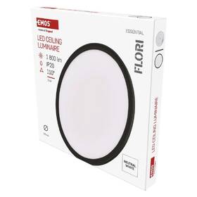 Stropní svítidlo EMOS FLORI, kruh 30cm, 18W, 1800lm, neutrální bílá černé

 obrázek produktu 5 z 7