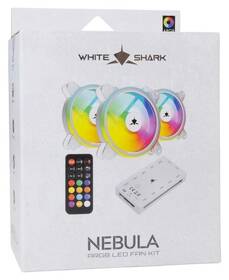 Ventilátor White Shark Nebula 2 White, ARGB, 120 mm, 3 ks bílý

 obrázek produktu 8 z 8