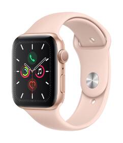 Chytré hodinky Apple GPS 44mm pouzdro ze zlatého hliníku - pískově růžový sportovní řemínek 

 obrázek produktu 2 z 2