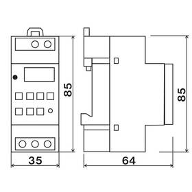 Spínač časový Elektrobock CS4-16 na DIN lištu 

 obrázek produktu 5 z 6