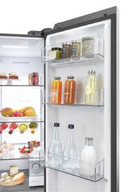 Americká lednice Haier HSW79F18CIMM nerez
