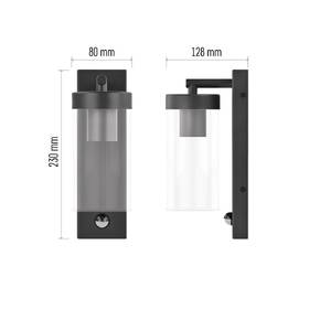 Nástěnné svítidlo EMOS Zala ZGC040P, zahradní, E27, IP44, MAX 15W, PIR antracitové

 obrázek produktu 10 z 10