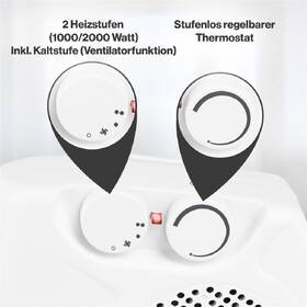 Teplovzdušný ventilátor Clatronic HL 3838 bílý

 obrázek produktu 12 z 15